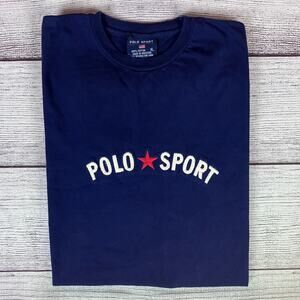 Vintage 1990s Polo Sport Ralph Lauren Embroidered T-shirt